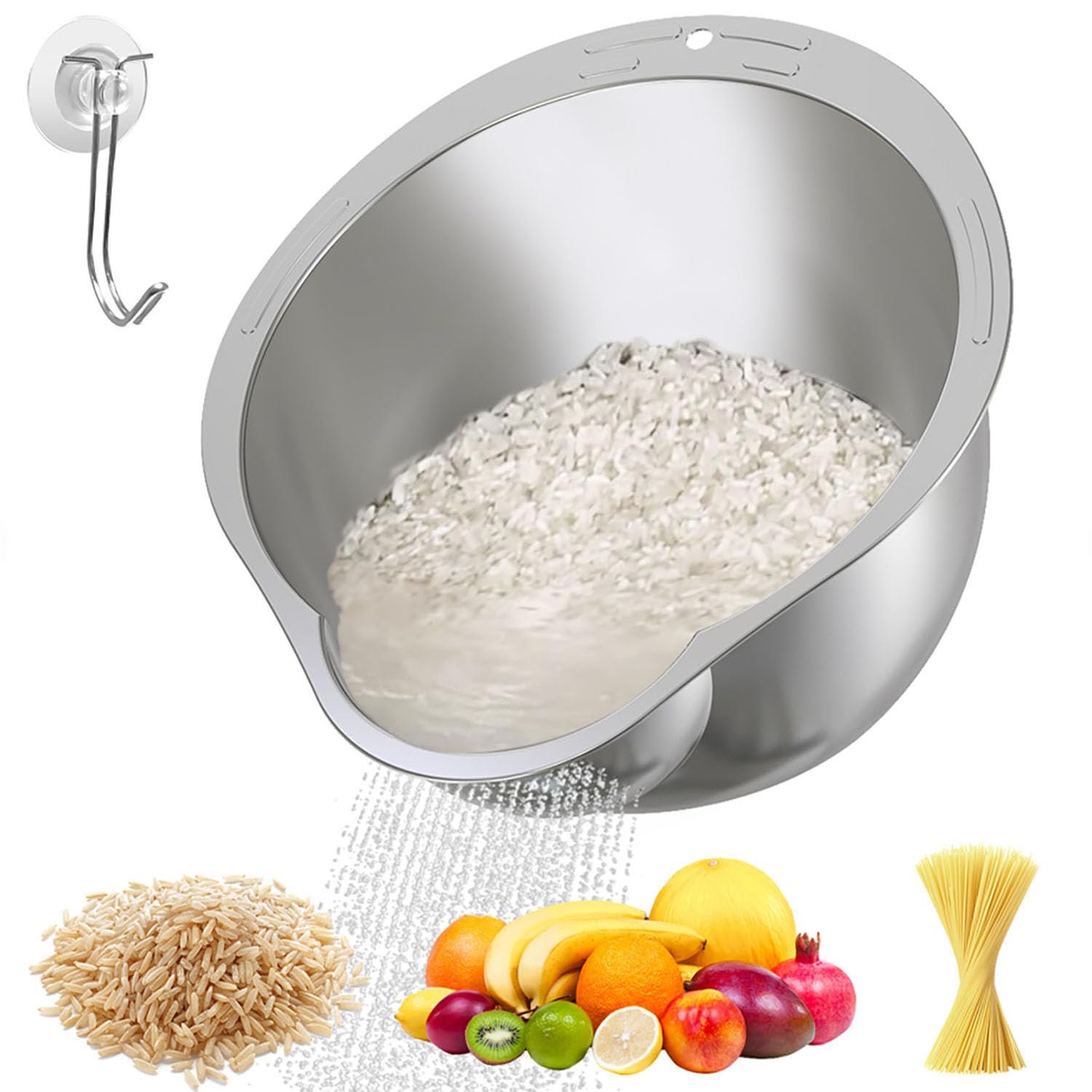 Multi-Functional Stainless Steel Colander