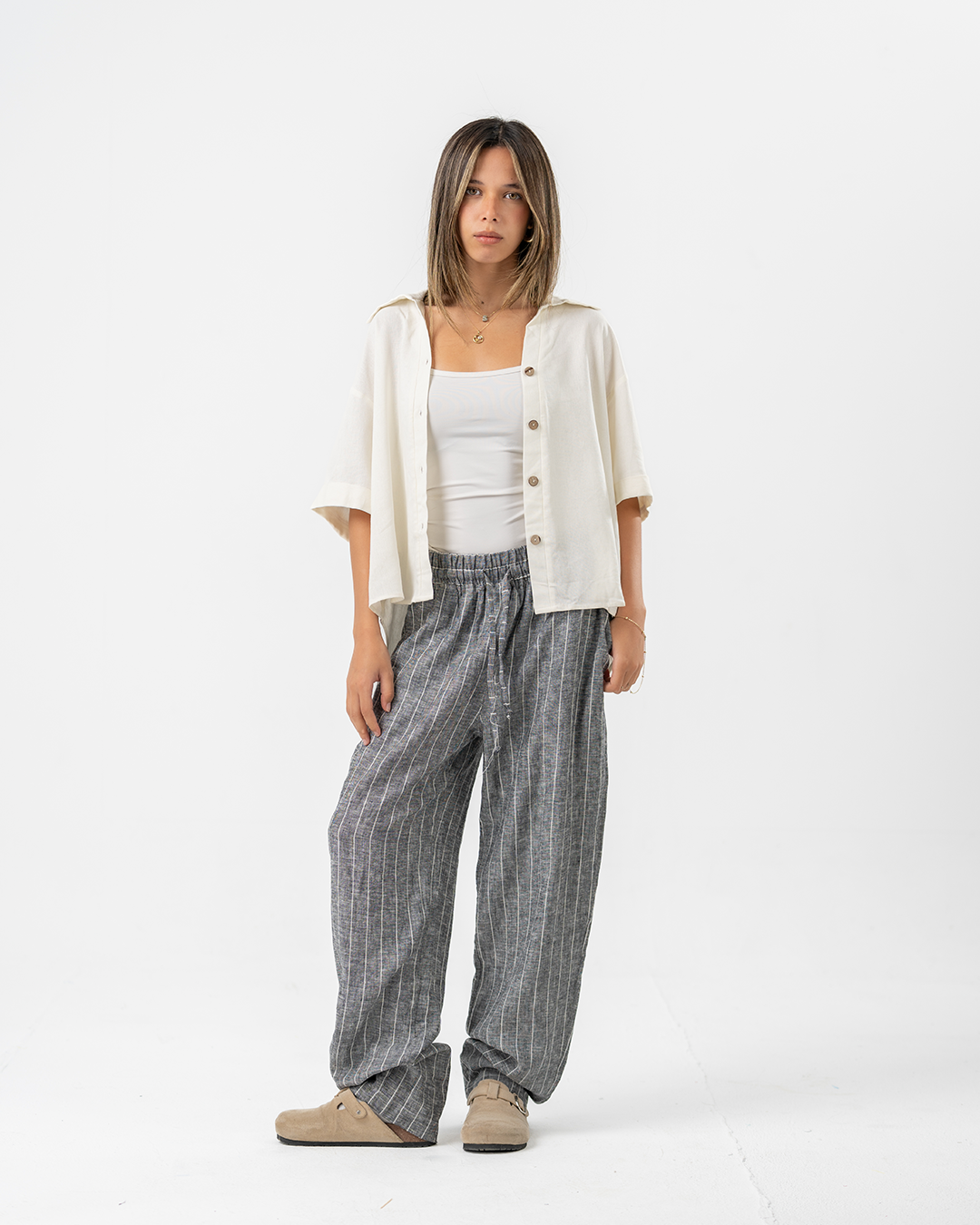 Women Striped Pants 2220