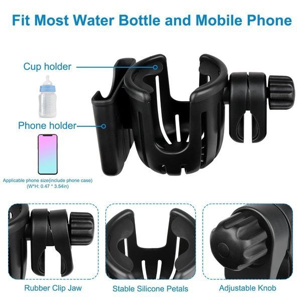 2-in-1 Universal Cup Phone Drinks Holder