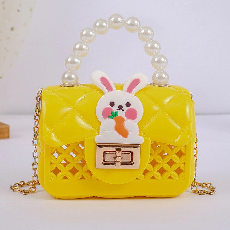 Women's All Seasons Pvc Animal Streetwear Square Lock Clasp Handbag