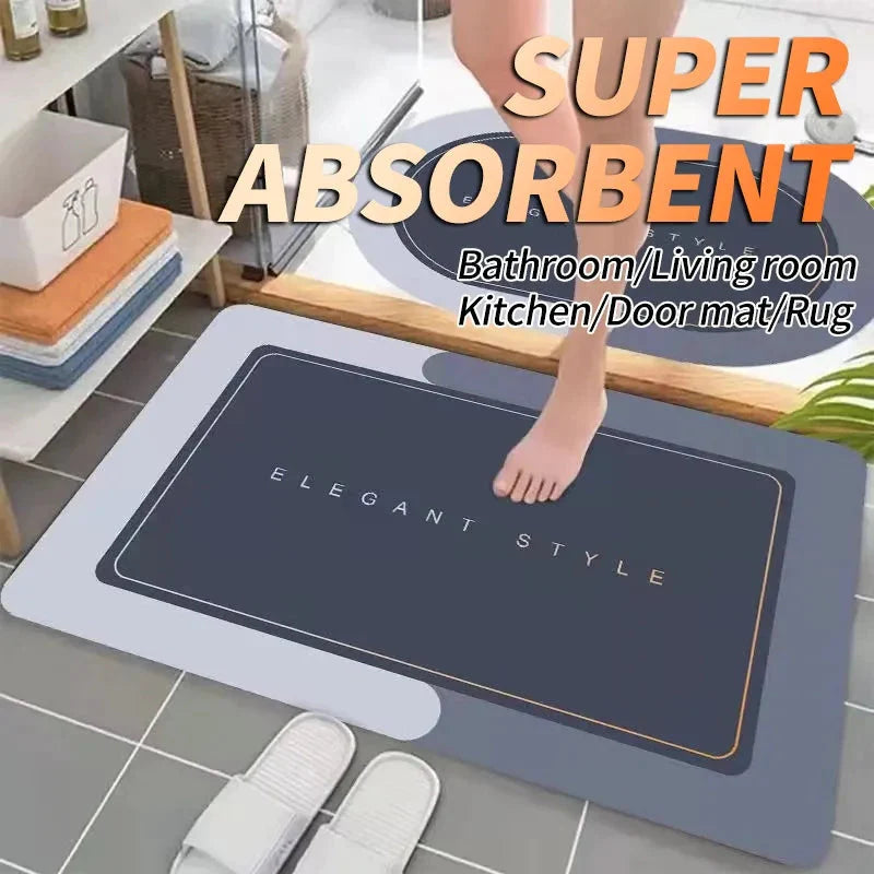 Bath Mat Water Absorbent Non-Slip