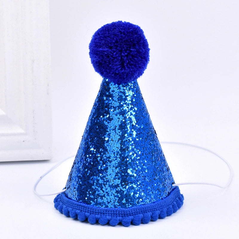 Pet Party Birthday Hat Dog Cat Bow Knot Birthday Hat Baby Birthday Party Decorative Hat
