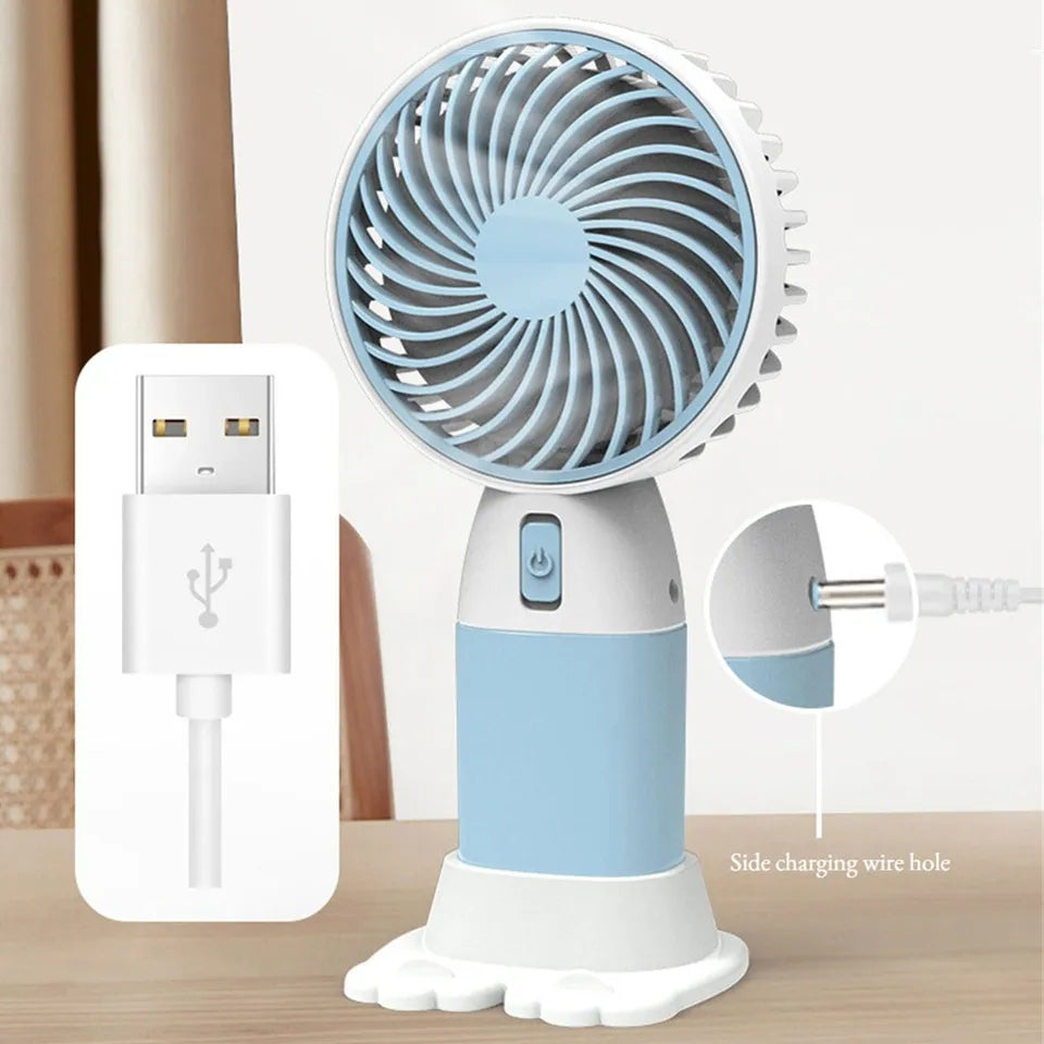 MINI USB FAN WITH MOBILE HOLDER