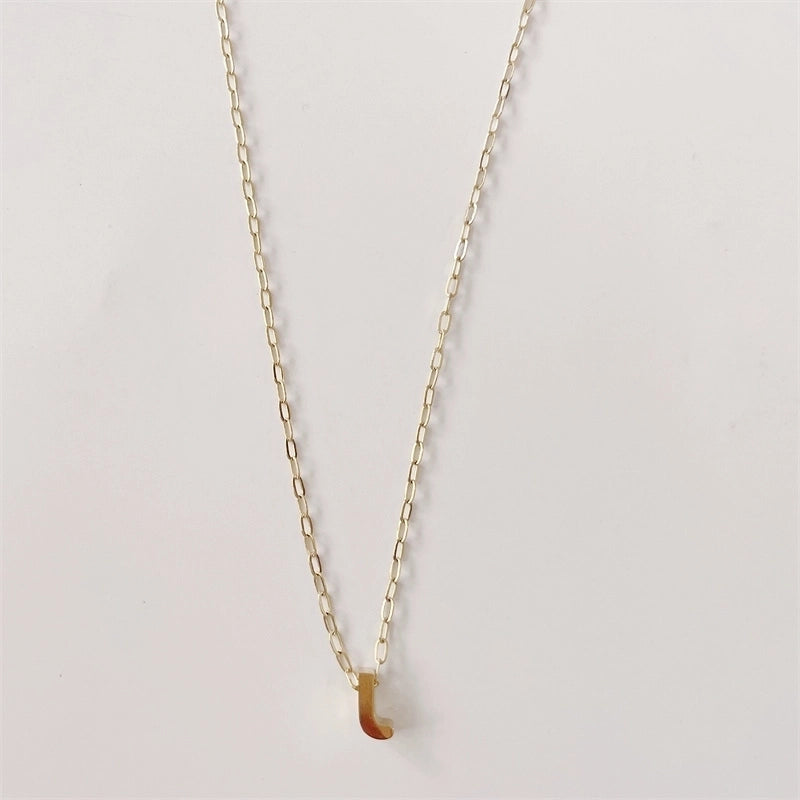 Casual Classic Style Streetwear Letter 304 Stainless Steel Plating Pendant Necklace