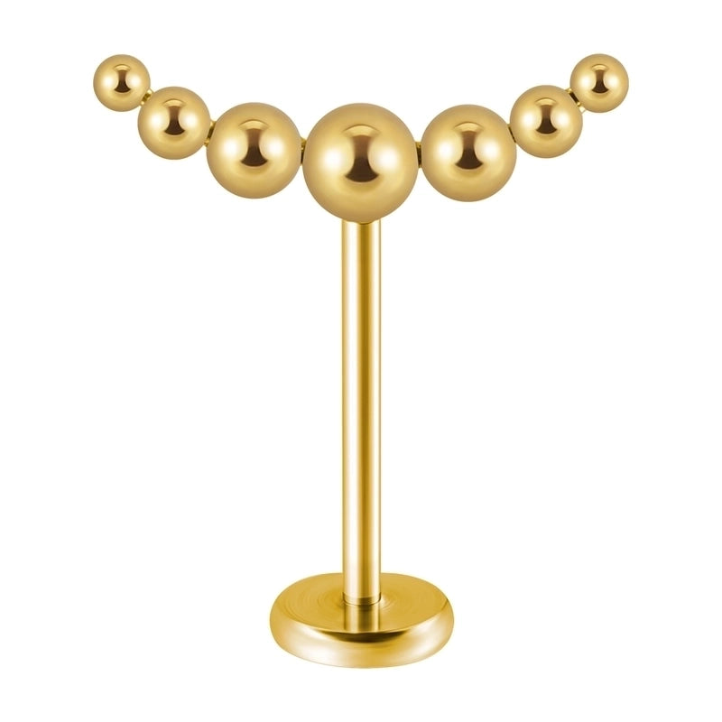 1 Piece Ear Cartilage Rings & Studs Elegant Minimalist Artistic Solid Color 304 Stainless Steel Plating 18K Gold Plated