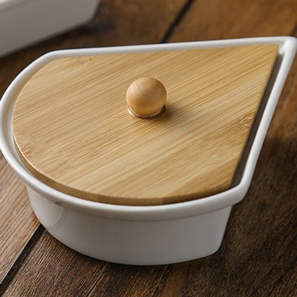 Six-Compartment Ceramic Plate Tabletop Storage Food Plate Fruit Plate And Tableware Decoration