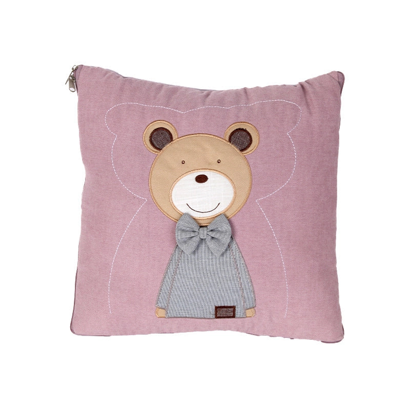 Cartoon Pillow Quilt Kangle House Multifunctional Pillow Quilt Dual-use Two-in-one Single Blanket Pillow Quilt