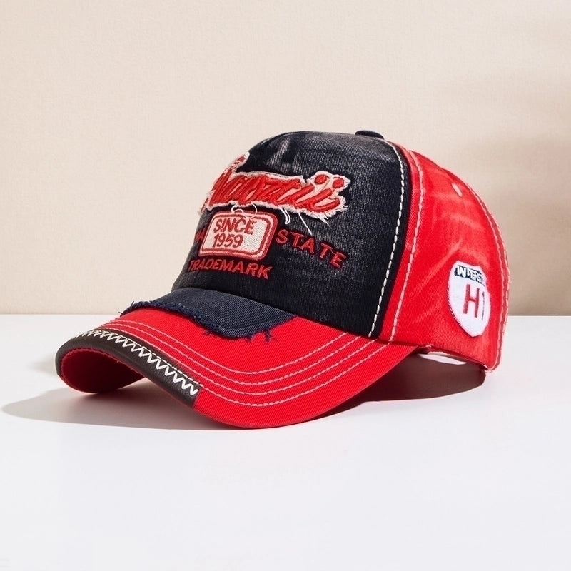 Unisex Embroidery Letter Embroidery Curved Eaves Baseball Cap