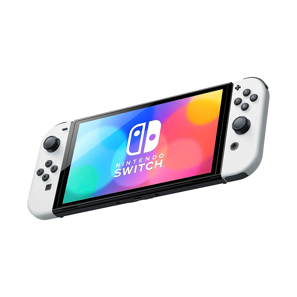 Nintendo - Geek Squad Certified Refurbished Switch - Modelo OLED con Joy-Con blanco - Blanco