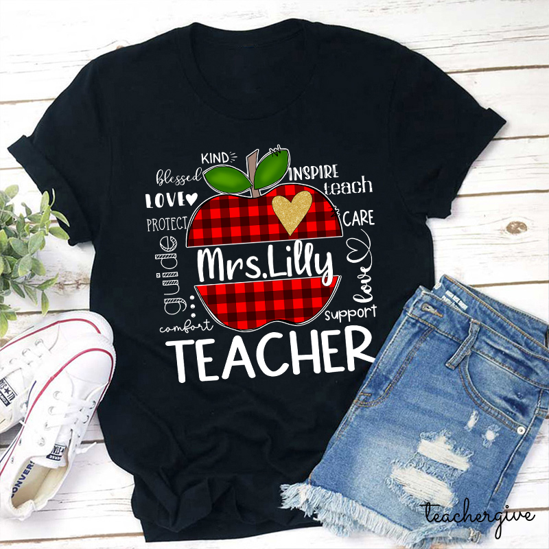 Personalized To Love To Guide To Support Teacher T-Shirt