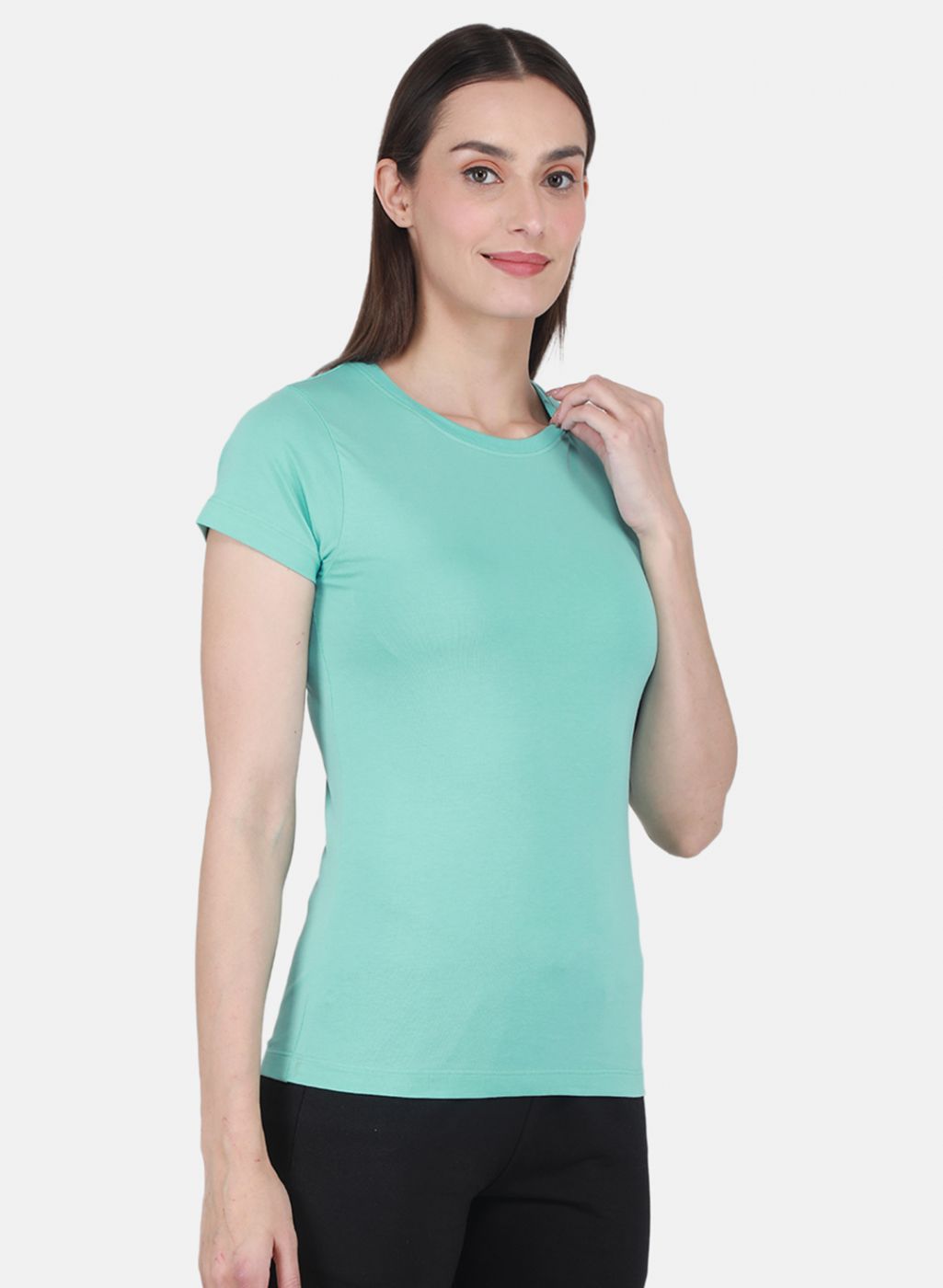 Rock-it Women Turquoise Blue Solid Top