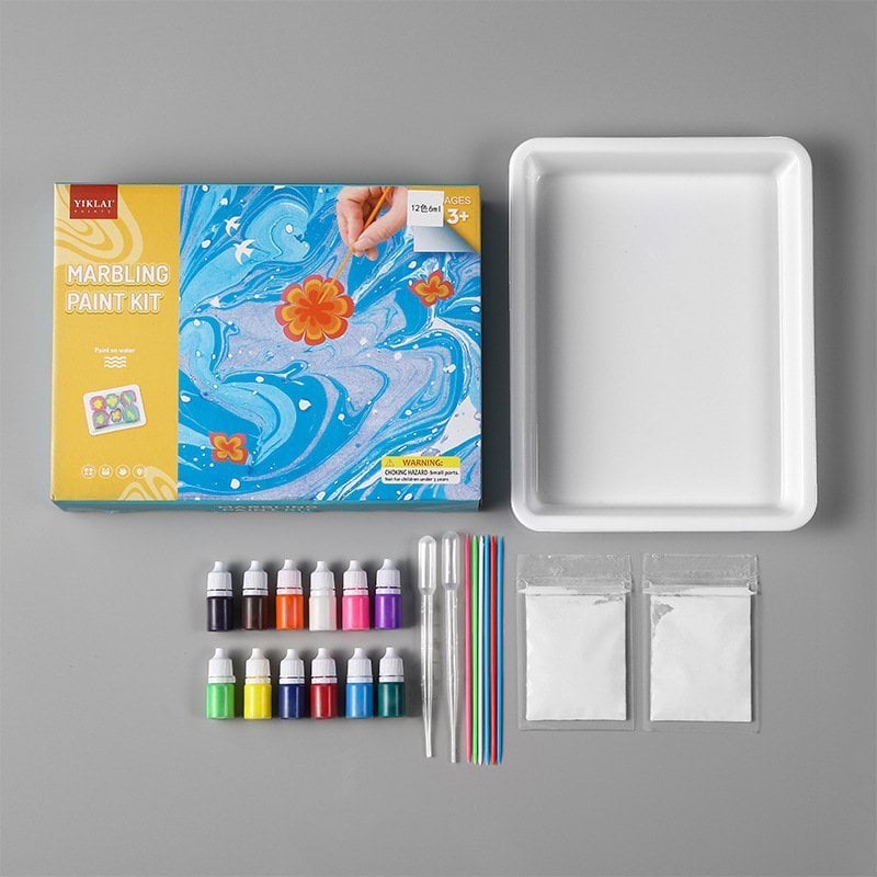 🔥   48% OFF - Water Marbling Paint Art Kit