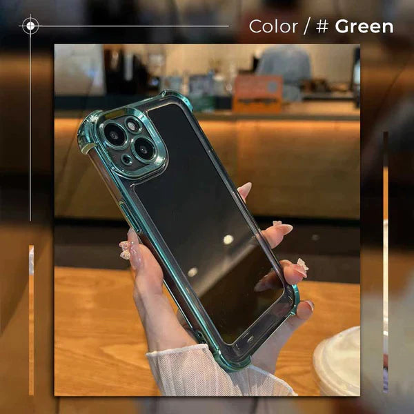 Anti-Collision Transparent Mobile Phone Case with Four Corners