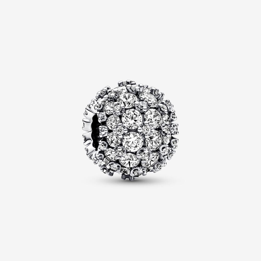 Sparkling Pavé Round Pandora Charm