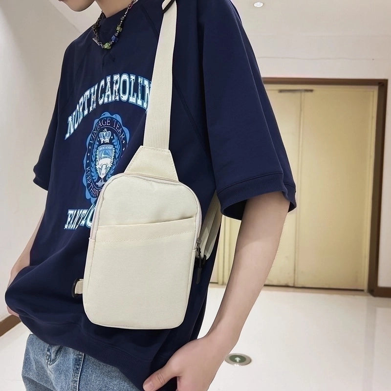 Unisex Classic Style Solid Color Oxford Cloth Waist Bags