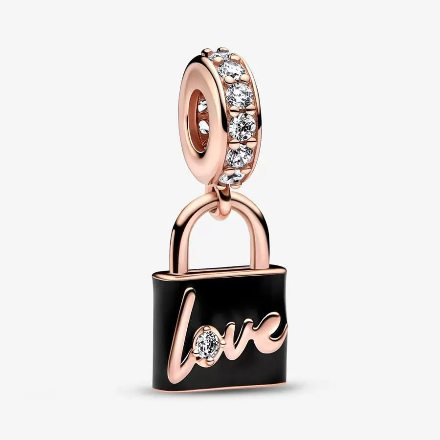 Love Padlock Dangle Pandora Charm