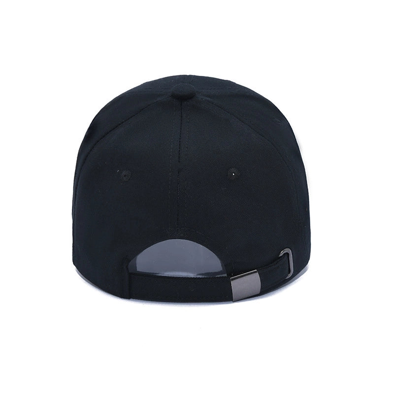 Men's Basic Minimalist Star Metal Curved Eaves Baseball Cap