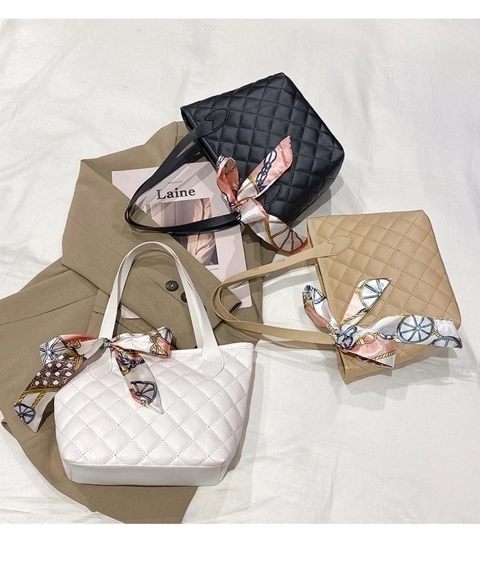 Women's Medium Pu Leather Fashion Diana Bag