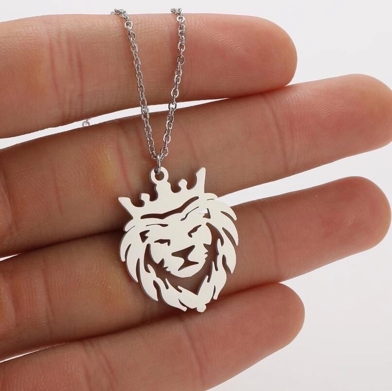 Minimalist Animal 201 Stainless Steel 18K Gold Plated Hollow Out Stainless Steel Necklaces