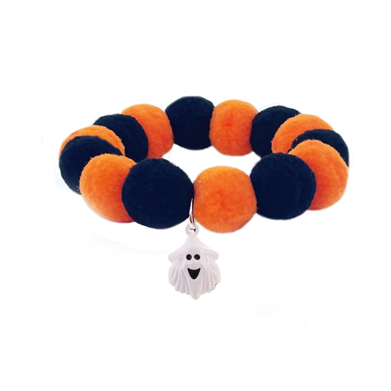Pet Halloween Bell Kitty Dog Ball Collar Elastic Adjustable Pet Collar