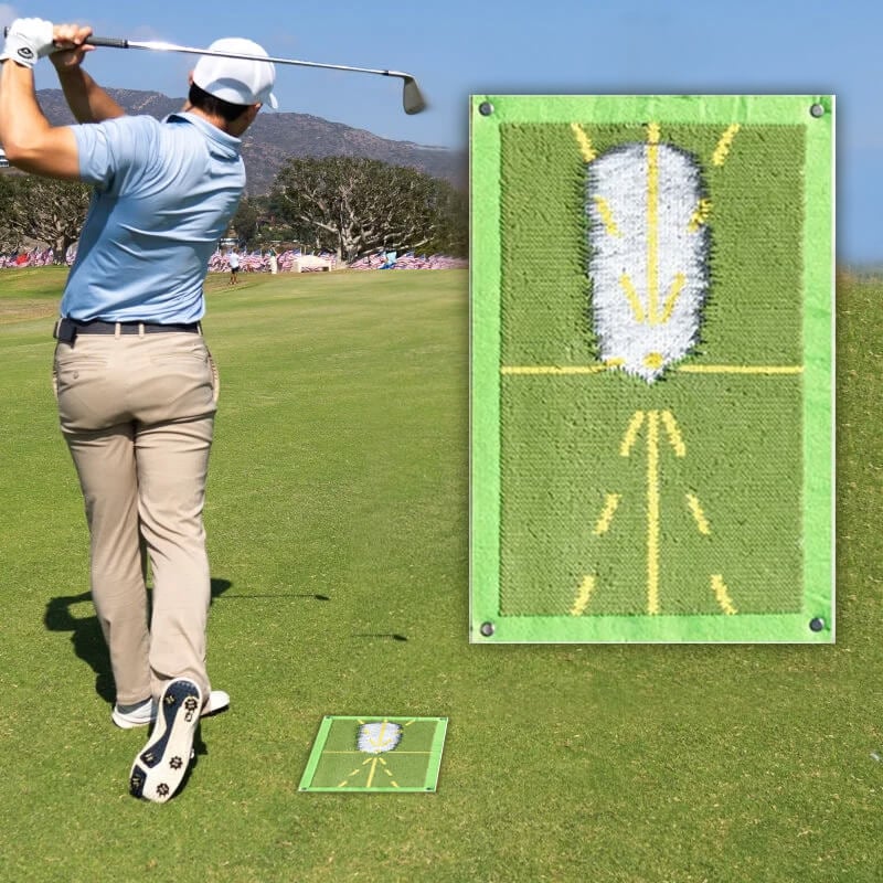 ⛳2023 New Golf Training Mat for Swing Detection Batting