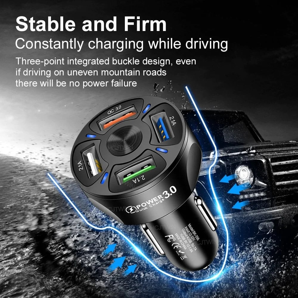 💥2023 Hot Sale💥- 4 In 1 Universal Charging Car Port