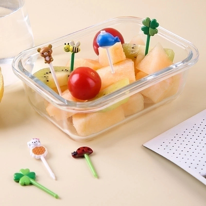 Casual Cartoon Plastic Fruit Fork 1 Set