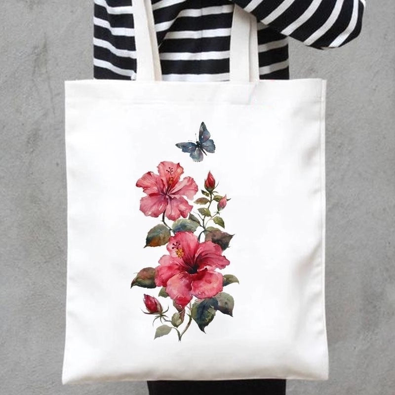 Women's Minimalist Butterfly Shopping Bags