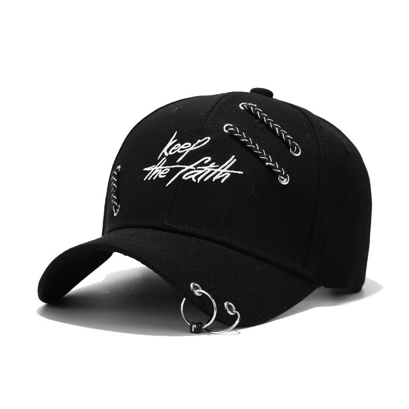 Unisex Classic Style Letter Flat Eaves Baseball Cap