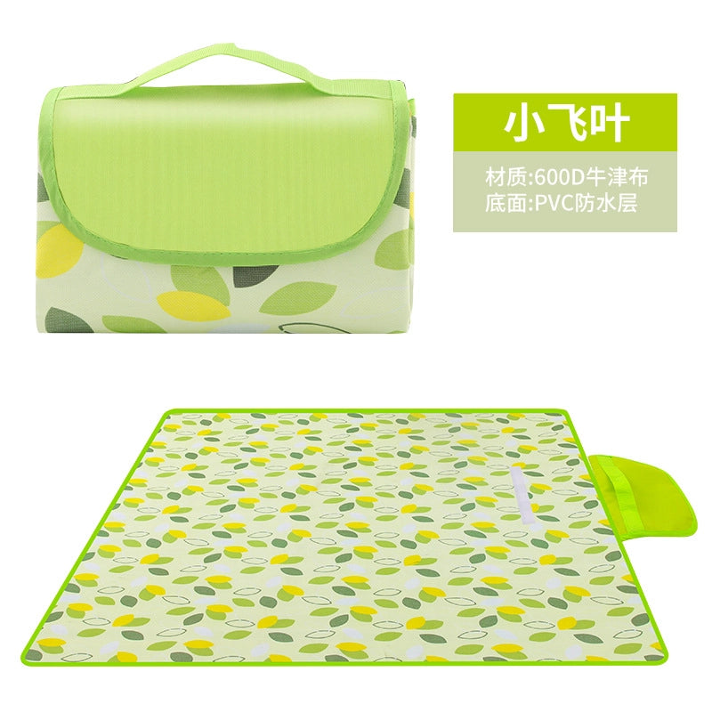 Pastoral Solid Color Waterproof Oxford Cloth Picnic Blanket