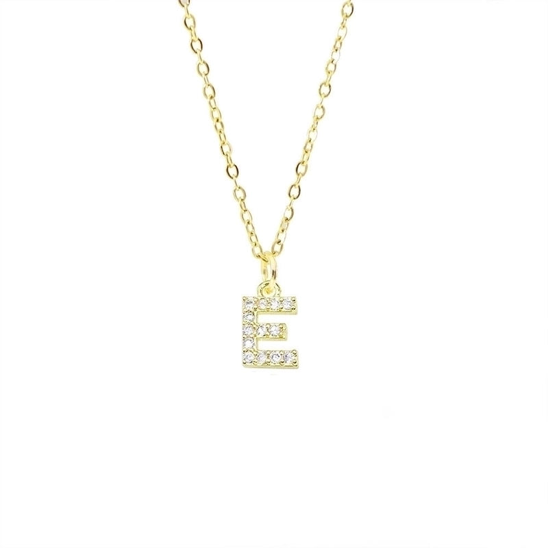 Titanium Steel Copper Streetwear Plating Inlay Letter Zircon Pendant Necklace
