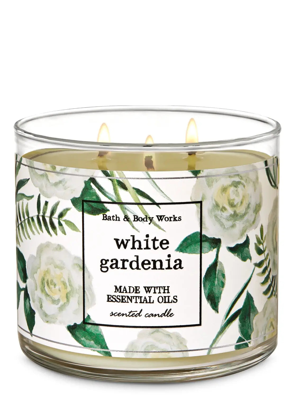 Bath & Body Works White Gardenia 3-Wick Candle