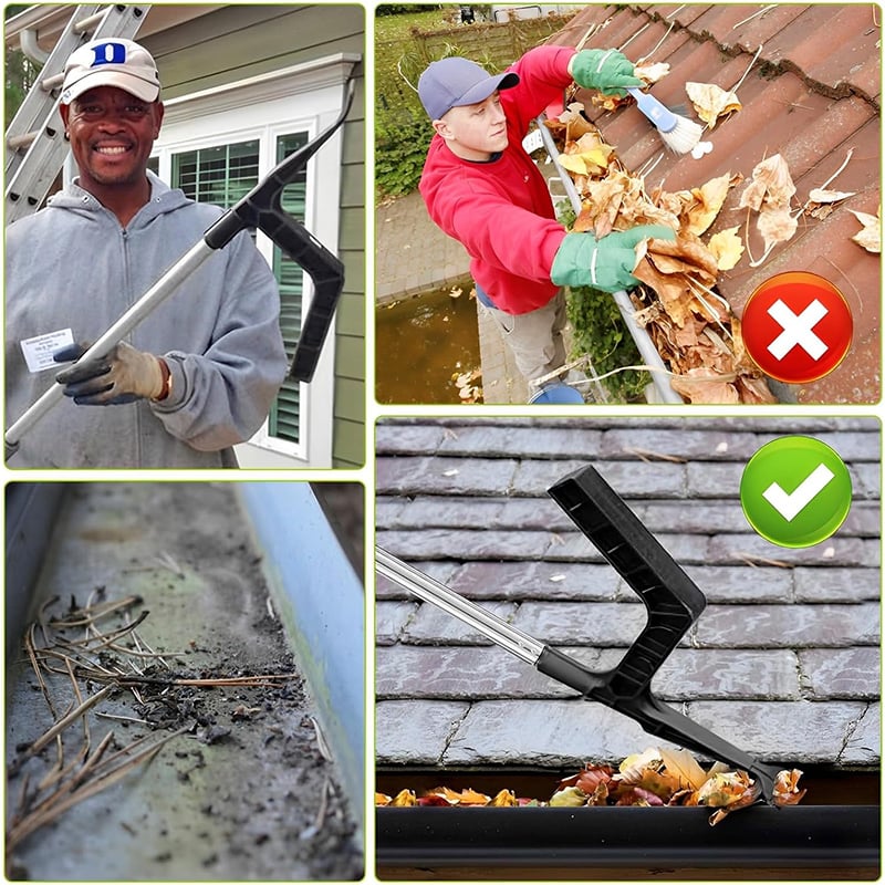 🔥SUMMER HOT SALE - Multi-functional Gutter Cleaning Tool