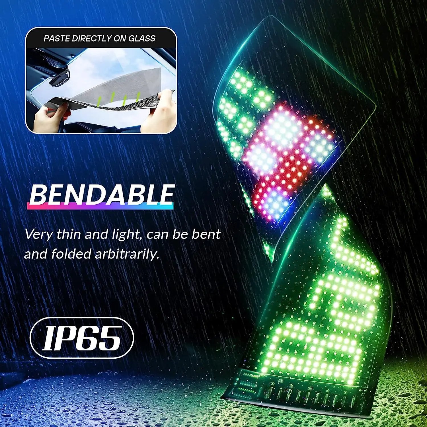 🎁LAST DAY SALE-49% OFF🎁Ultra-thin flexible Bluetooth LED screen