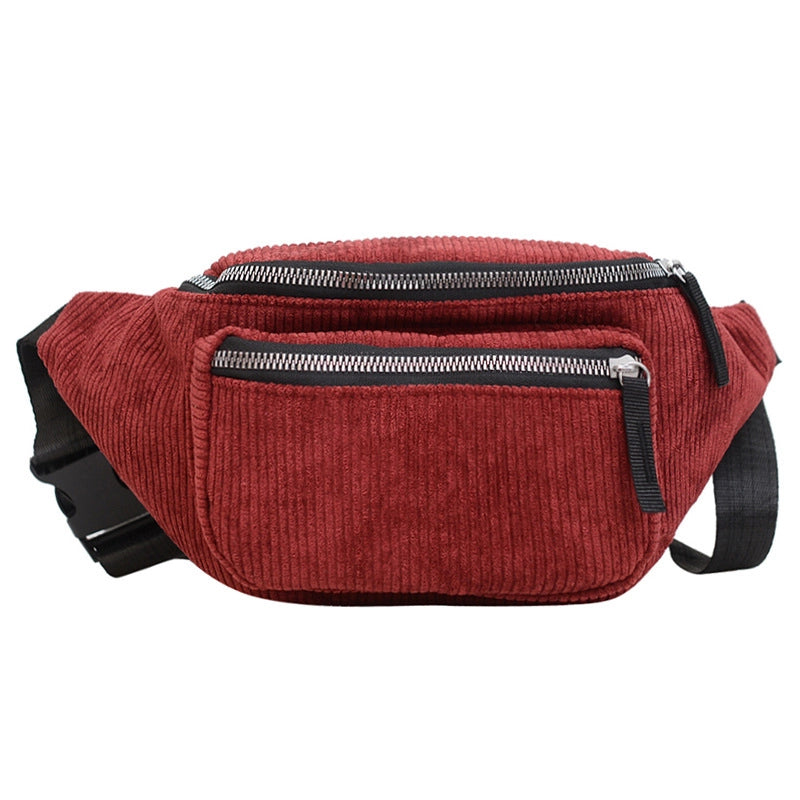 Four Seasons Multi-functional  Waist Bag Female Men And Women Close-fitting Anti-theft Chest Bag Outdoor Fashion Casual Bag Crossbody Bag