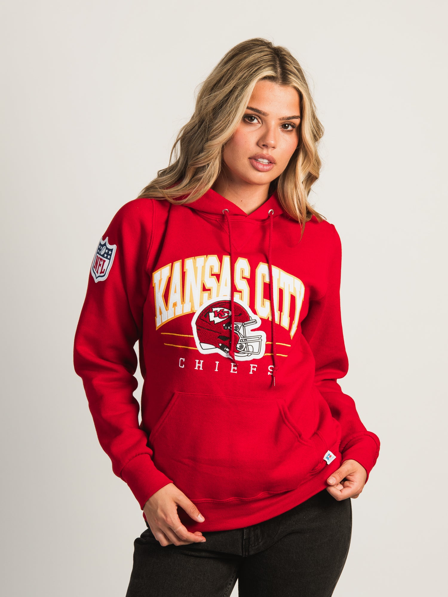 RUSSELL NFL KANSAS CITY CHIEFS PULLOVER HOODIE