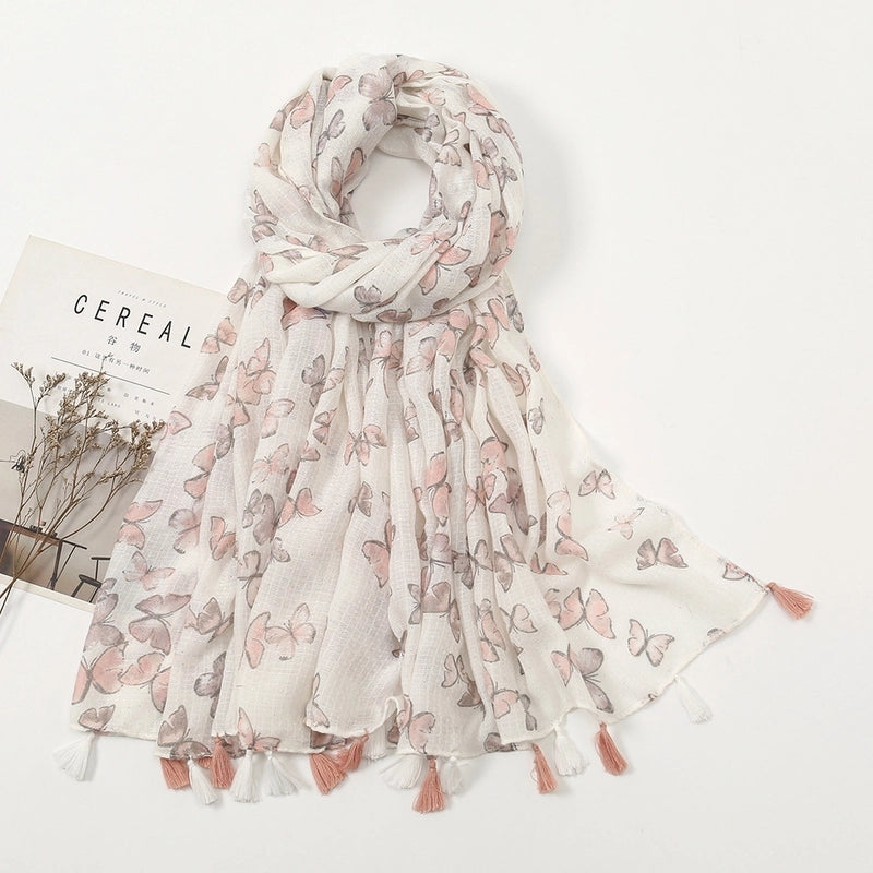 Unisex Vacation Sweet Geometric Polyester Scarf