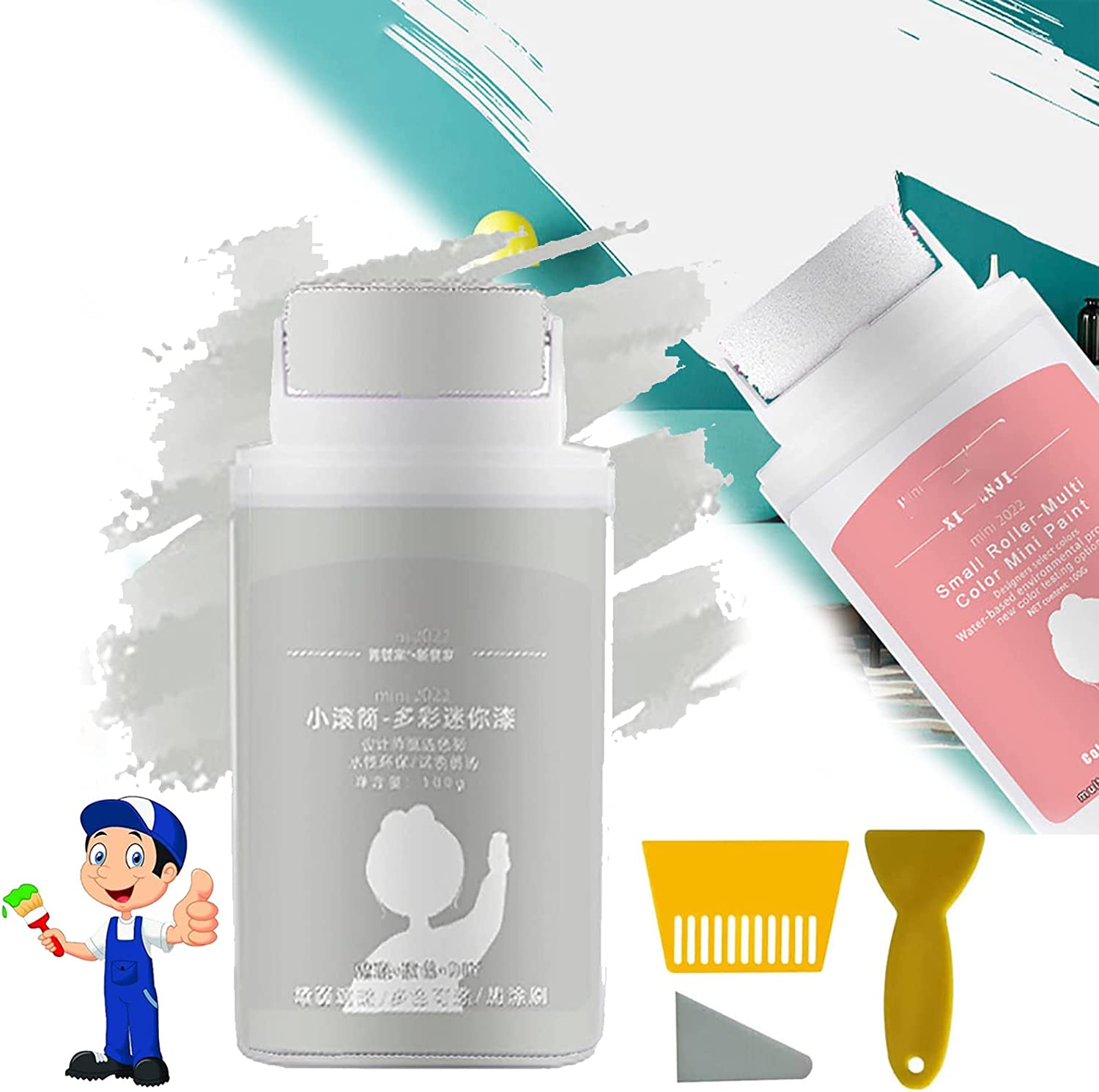 🎁2024 New Year Hot Sale🎁 🔥BUY MORE GET MORE FREE🔥Wall Repair Rolling Brush