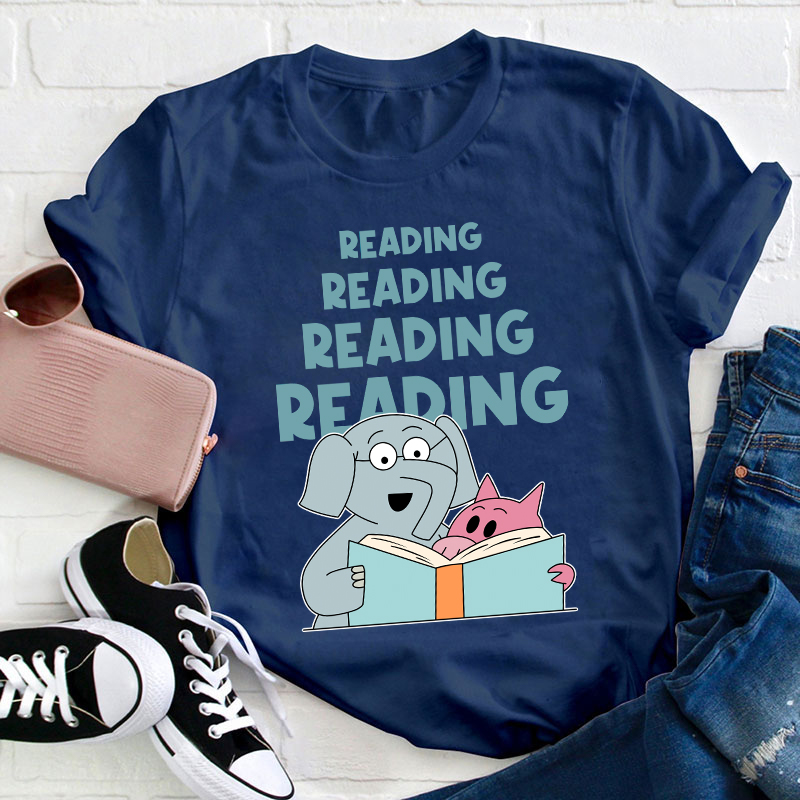 Reading Reading Reading Teacher T-Shirt