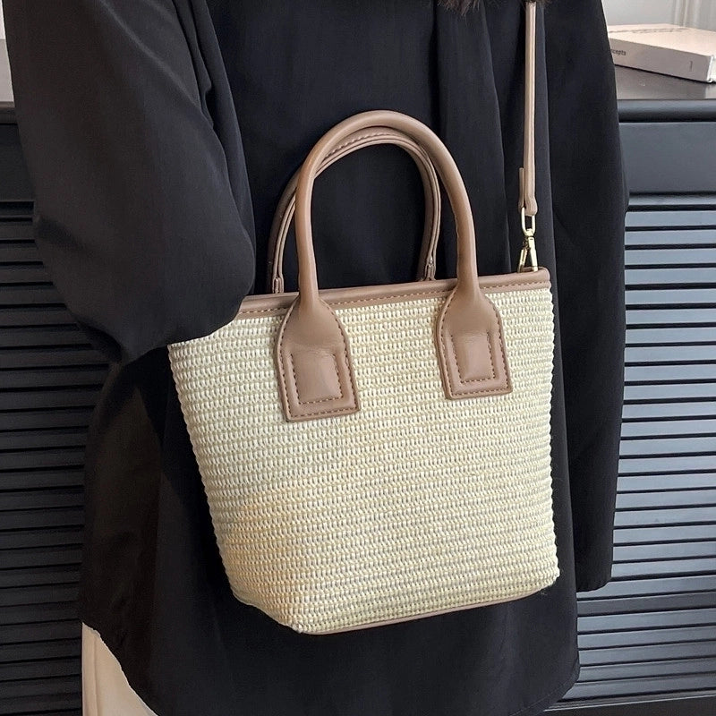Women's Medium All Seasons Straw Beach Handbag