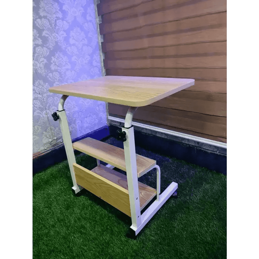 Double layer adjustable table