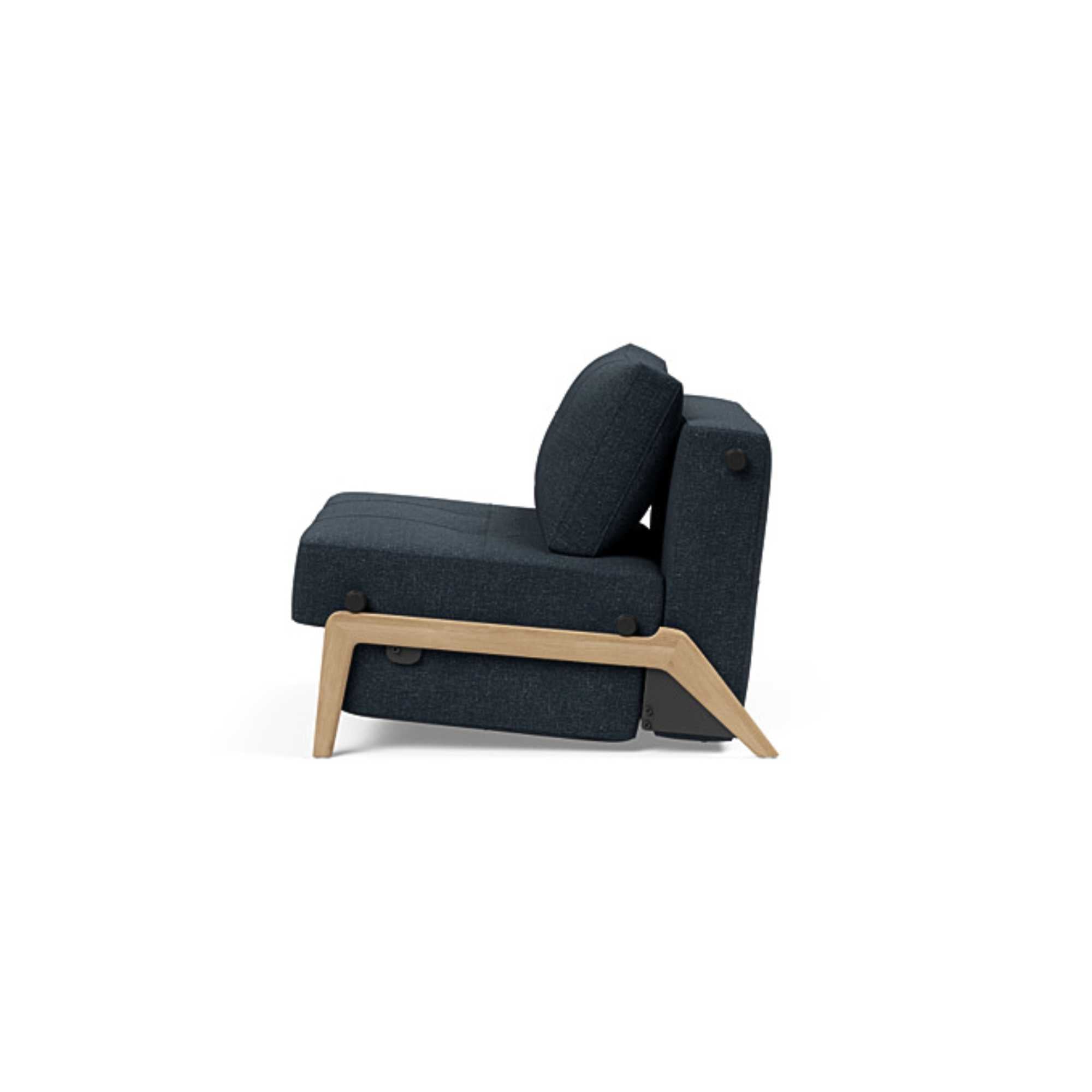 Innovation Living Cubed 90 Wood Chair. 515 Nist Blue