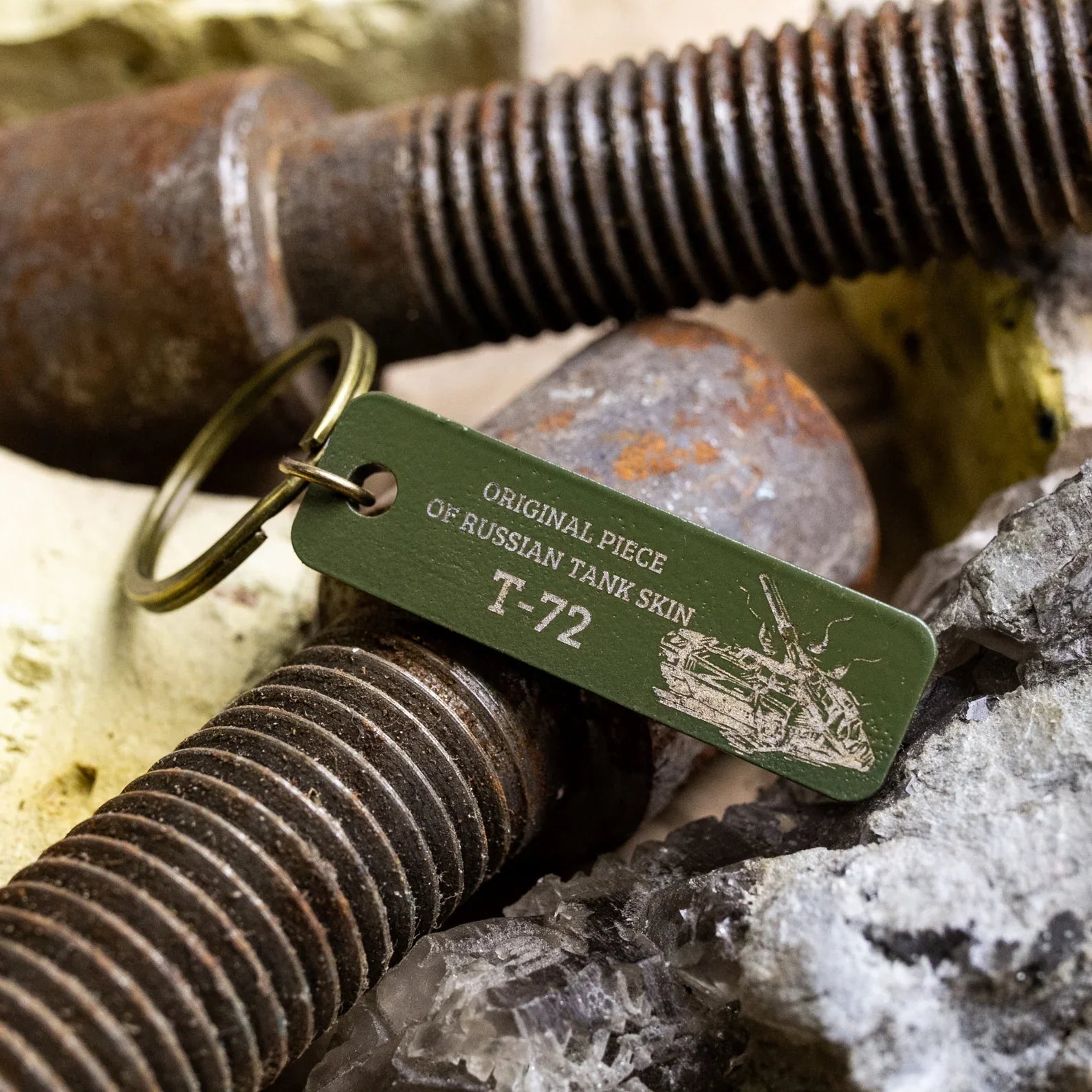 tank keychain