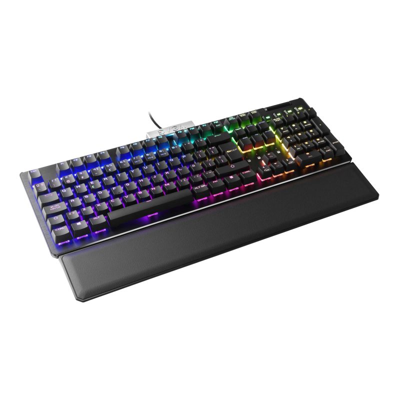 TECLADO MECANICO GAMER EVGA Z15 RGB LINEAL SWITCH PLATA ESP