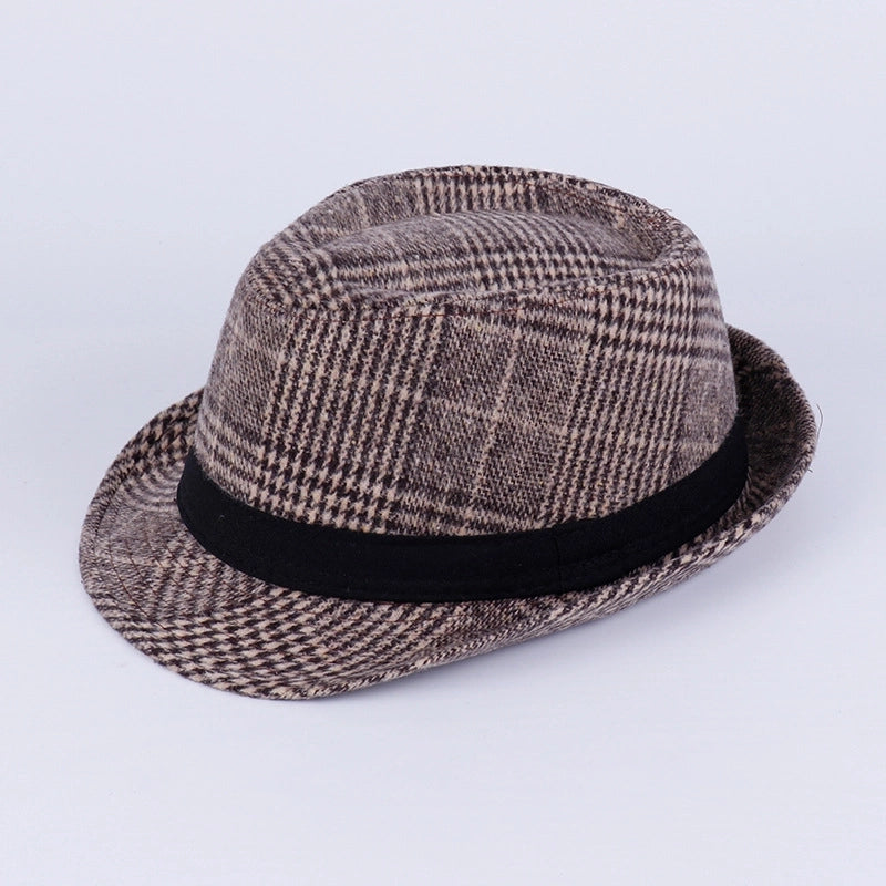 Autumn And Winter Available For Men And Women  Vintage Hat Fashion Gentleman Hat Jazz Hat Trendy Wool Small Top Hat