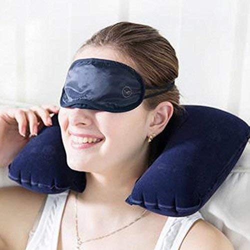 3 In 1 Travel Neck PIllow With Eye Shade Mask & Ear Plugs