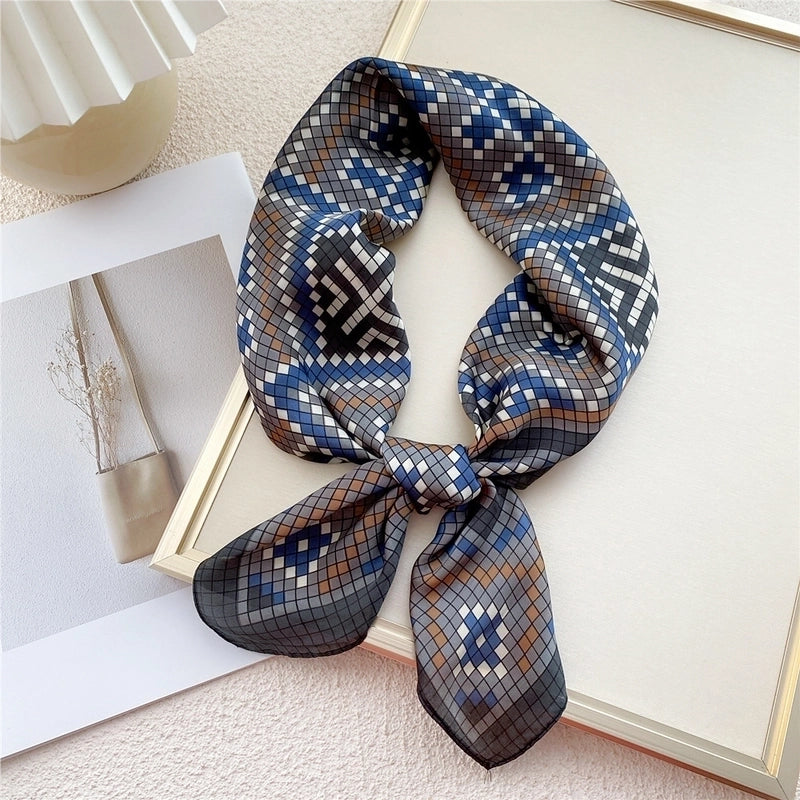 70 Small Square Scarf Silk Scarf Autumn And Winter Gauze Scarf