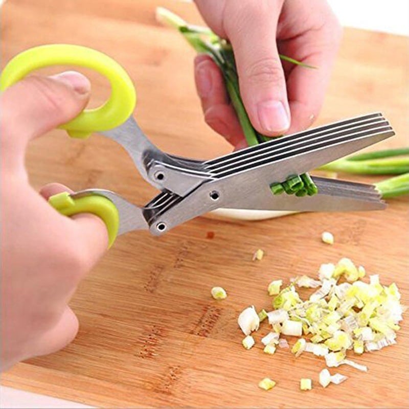 BUY 1 GET 2 FREE🔥5 Blade Kitchen Salad Scissors