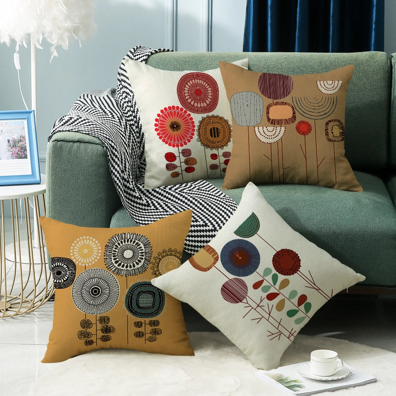 Explosions Hand-painted Abstract Pillow Home Decoration Pillow Cover Bed Pillow Sofa Pillow