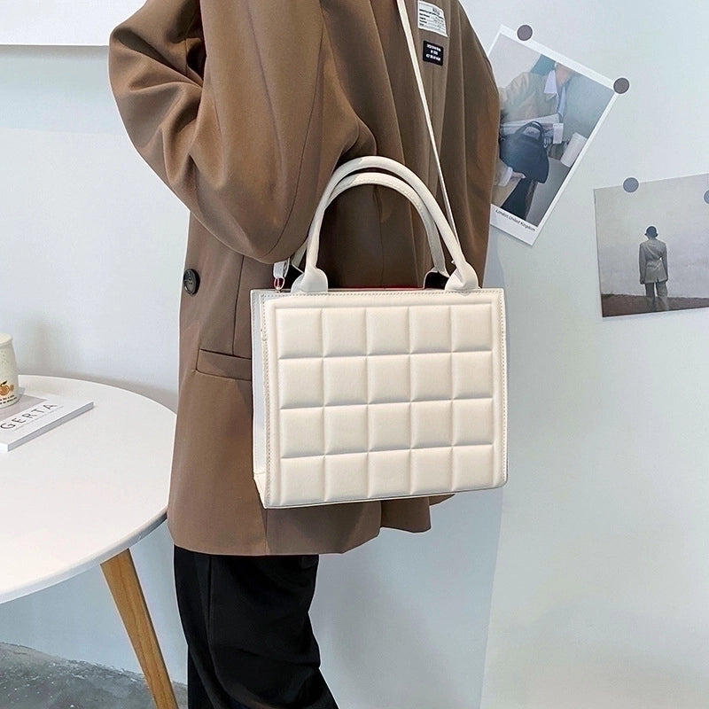 Small Pu Leather  Retro Square Bag